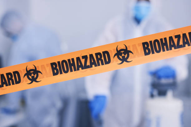 Professional Biohazard Cleanup technician working in Niantic, CT
